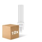 Voordeelpak 10x Noxion Lucent PL-C LED 3.6W - 840 Koel Wit | 2-Pin - Vervangt 10W