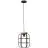 Brilliant Gwen Hanglamp Metaal Hout Zwart | 250mm - Geschikt voor 1x E27